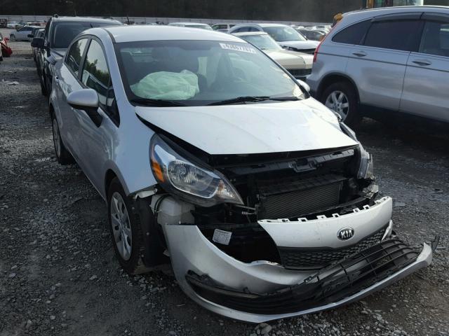 KNADM4A31G6668559 - 2016 KIA RIO LX SILVER photo 1