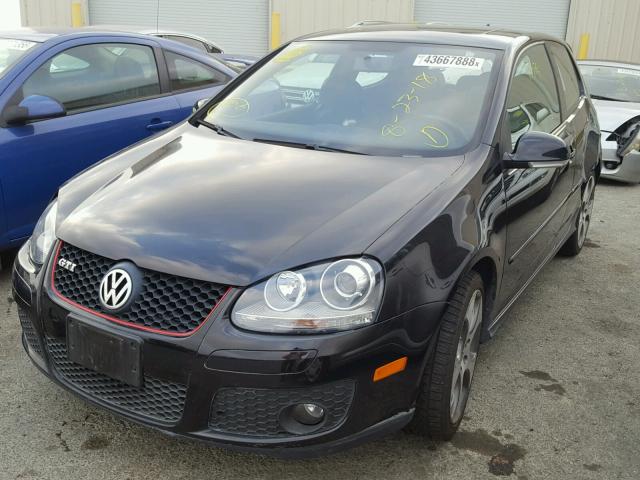 WVWEV71KX7W259876 - 2007 VOLKSWAGEN NEW GTI BLACK photo 2