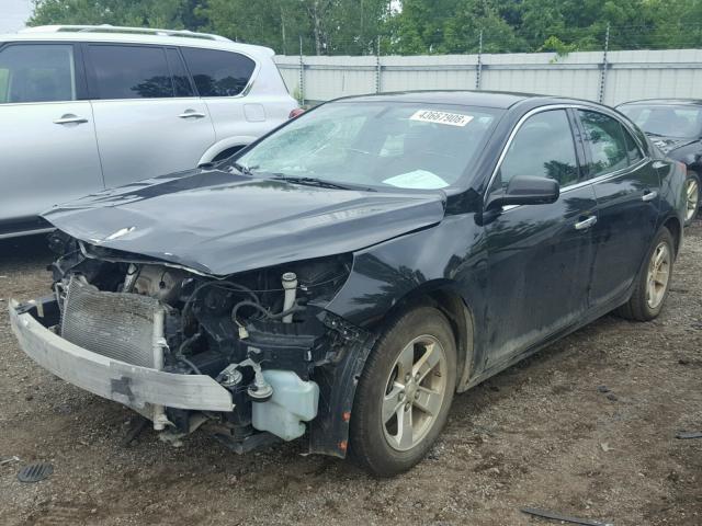 1G11B5SA7DF198637 - 2013 CHEVROLET MALIBU LS BLACK photo 2