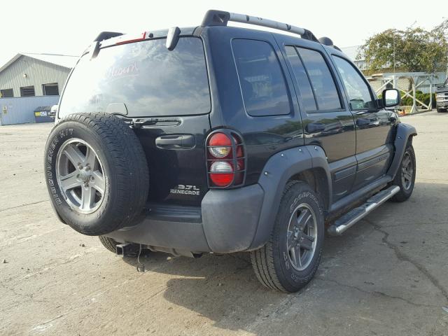 1J8GL38K16W213812 - 2006 JEEP LIBERTY RE BLACK photo 4