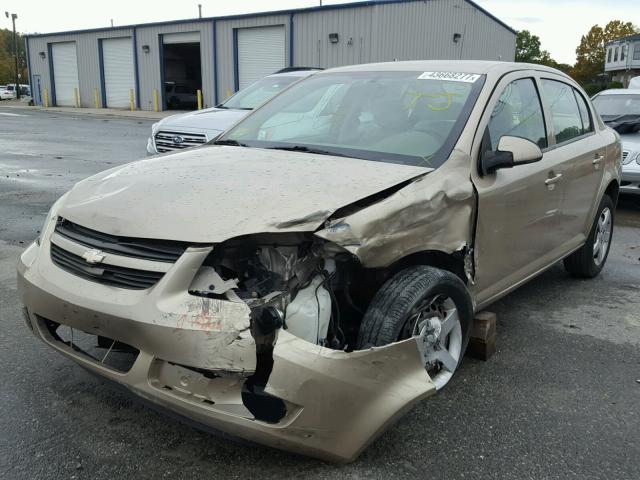 1G1AL55F977133422 - 2007 CHEVROLET COBALT GOLD photo 2