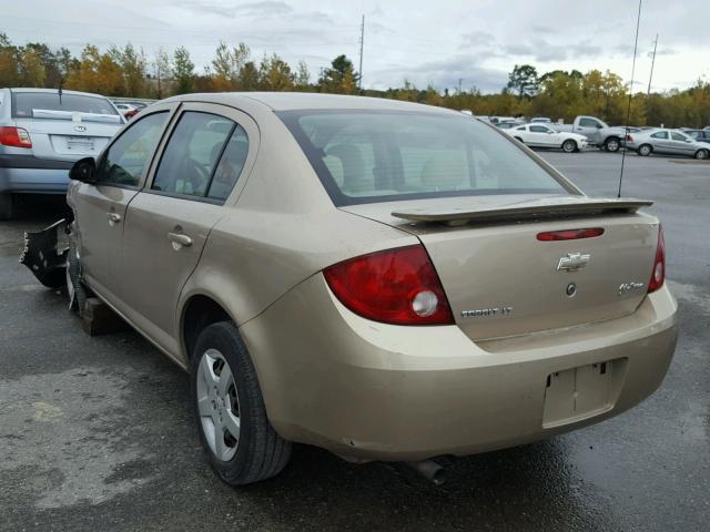 1G1AL55F977133422 - 2007 CHEVROLET COBALT GOLD photo 3