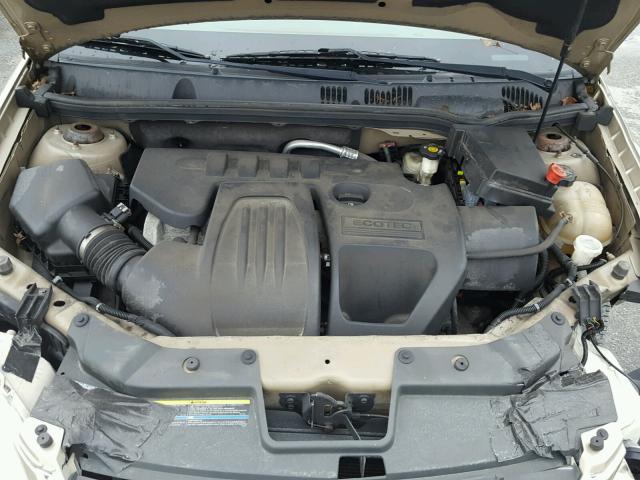 1G1AL55F977133422 - 2007 CHEVROLET COBALT GOLD photo 7