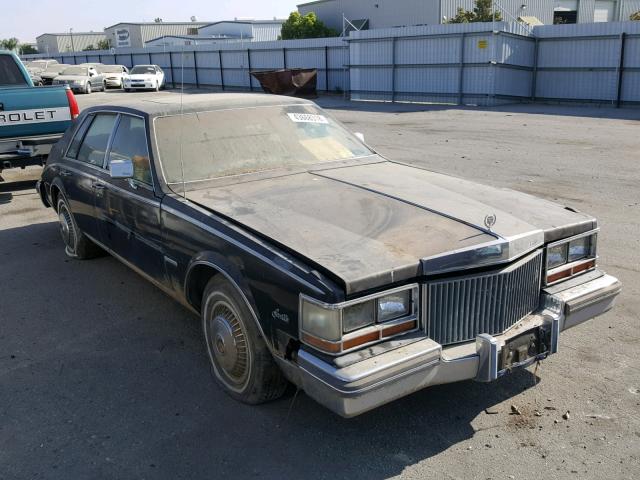 1G6AS6993BE694095 - 1981 CADILLAC SEVILLE BLACK photo 1