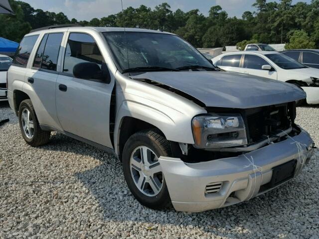 1GNDS13S752112425 - 2005 CHEVROLET TRAILBLAZE SILVER photo 1