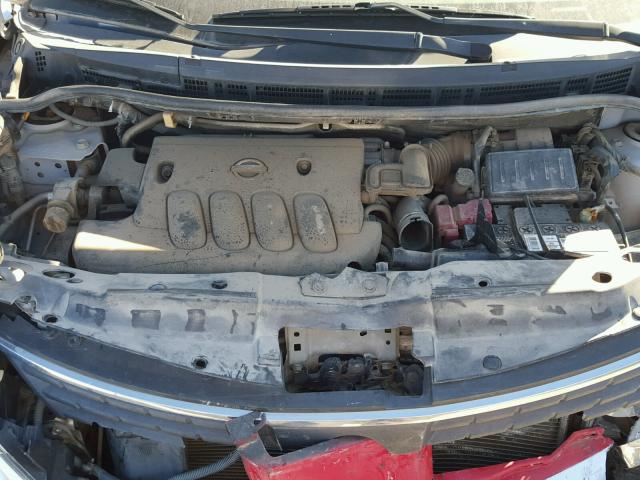 3N1BC1AP4AL456978 - 2010 NISSAN VERSA S SILVER photo 7