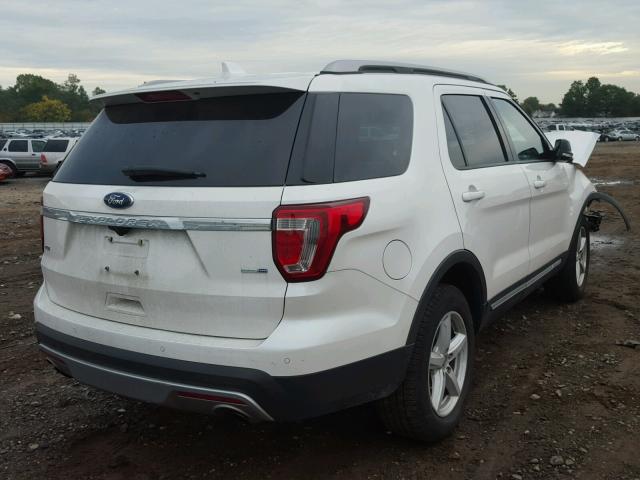 1FM5K8DH4GGB48843 - 2016 FORD EXPLORER X WHITE photo 4