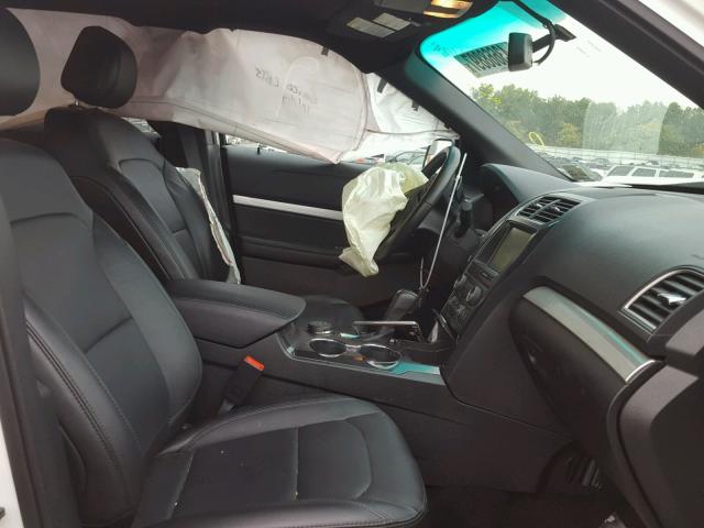 1FM5K8DH4GGB48843 - 2016 FORD EXPLORER X WHITE photo 5