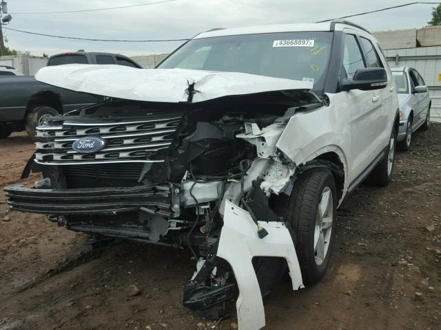 1FM5K8DH4GGB48843 - 2016 FORD EXPLORER X WHITE photo 9