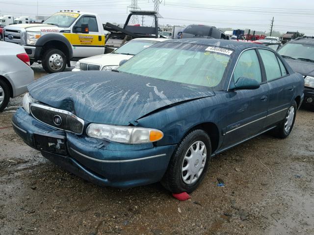 2G4WS52M8W1601702 - 1998 BUICK CENTURY GREEN photo 2