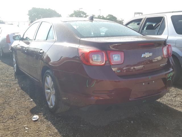 1G11F5SL9FF143924 - 2015 CHEVROLET MALIBU LTZ 勃艮第红 照片 3