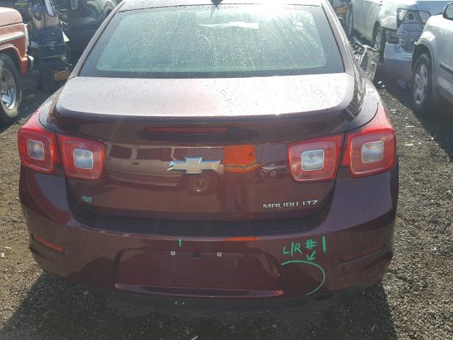 1G11F5SL9FF143924 - 2015 CHEVROLET MALIBU LTZ 勃艮第红 照片 9