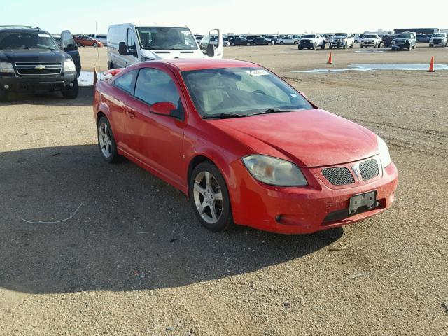 1G2AN18B887179347 - 2008 PONTIAC G5 GT RED photo 1