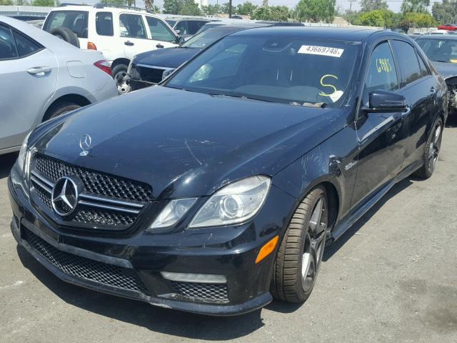 WDDHF7EB3CA600939 - 2012 MERCEDES-BENZ E 63 AMG BLACK photo 2