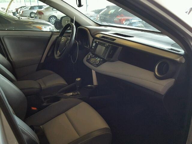 2T3YFREV0DW029770 - 2013 TOYOTA RAV4 SILVER photo 5