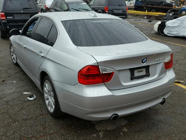 WBAVD53528A283213 - 2008 BMW 335 SILVER photo 3