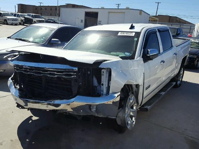 3GCUKSEJXHG414953 - 2017 CHEVROLET SILVERADO WHITE photo 2