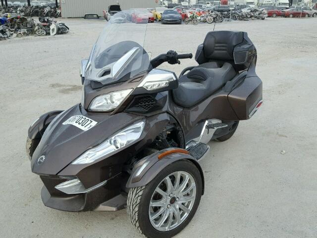 2BXNBBC16DV003746 - 2013 CAN-AM SPYDER ROA BROWN photo 2