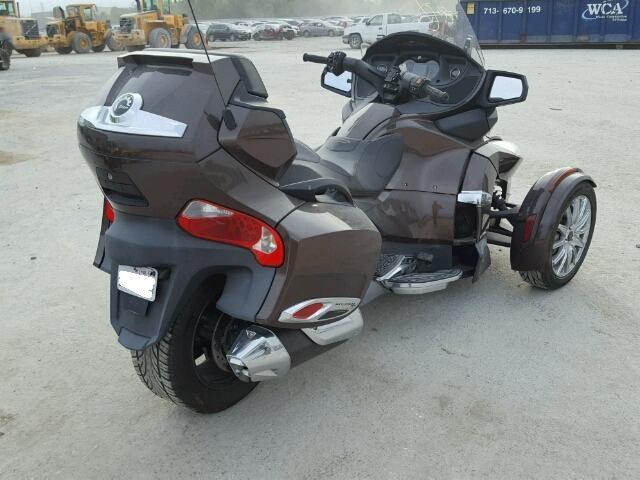 2BXNBBC16DV003746 - 2013 CAN-AM SPYDER ROA BROWN photo 4