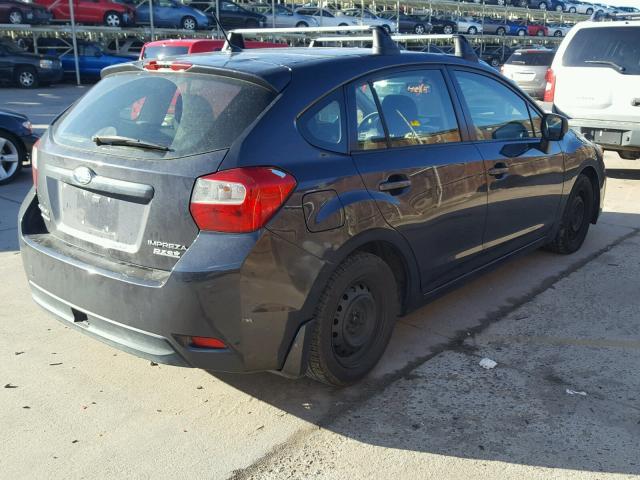 JF1GPAA60E8237671 - 2014 SUBARU IMPREZA BA GRAY photo 4