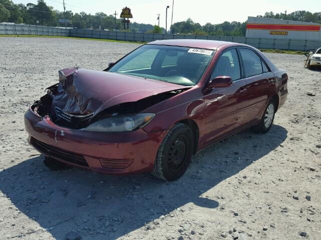 4T1BE32K16U160069 - 2006 TOYOTA CAMRY LE მუქწითელი ფოტო 2