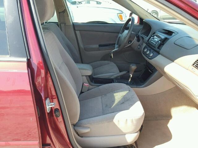 4T1BE32K16U160069 - 2006 TOYOTA CAMRY LE MAROON photo 5