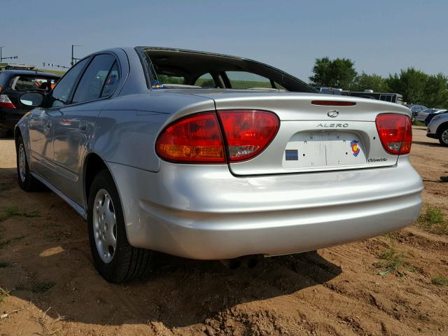 1G3NK52T91C285463 - 2001 OLDSMOBILE ALERO GX SILVER photo 3