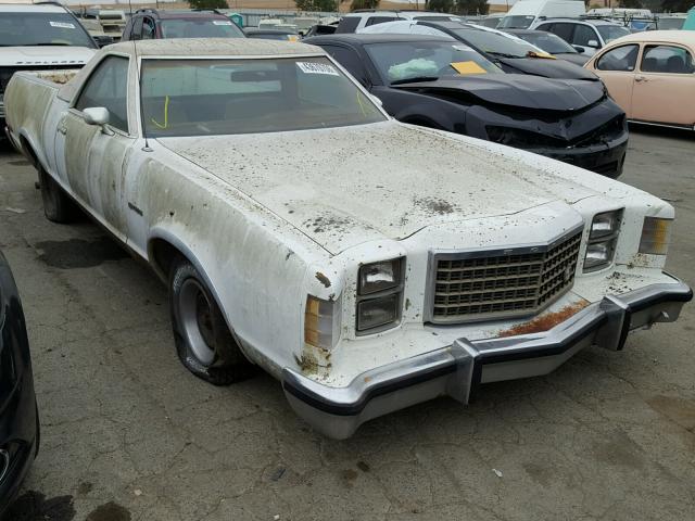 9H47H139659 - 1979 FORD RANCHERO WHITE photo 1