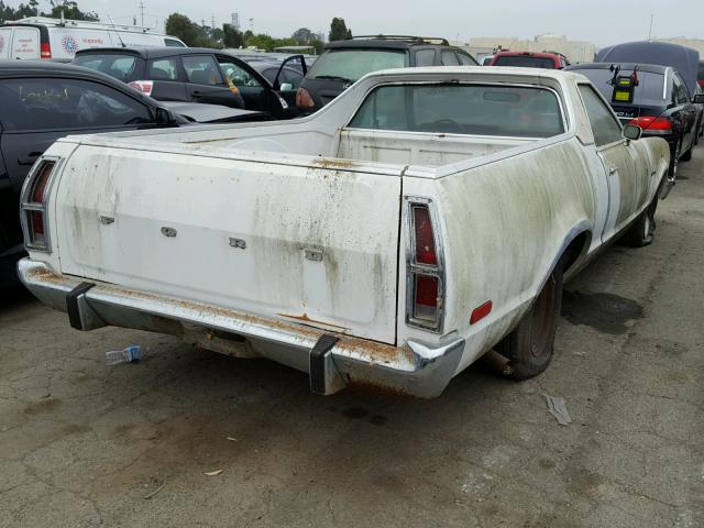 9H47H139659 - 1979 FORD RANCHERO WHITE photo 4