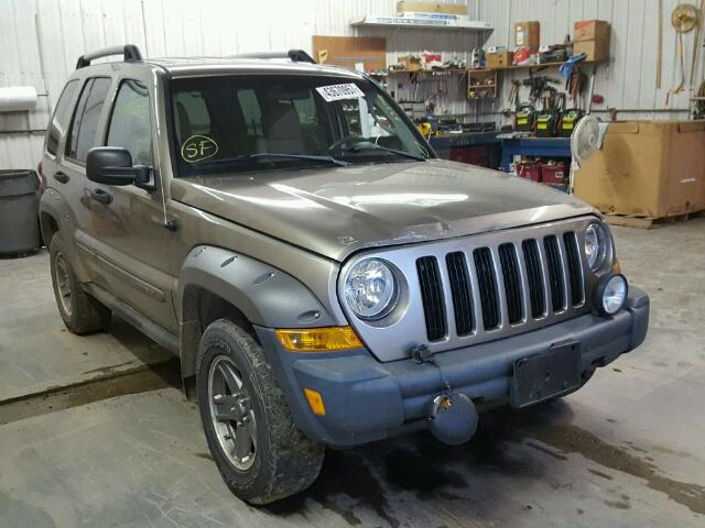 1J4GL38K65W636546 - 2005 JEEP LIBERTY BROWN photo 1