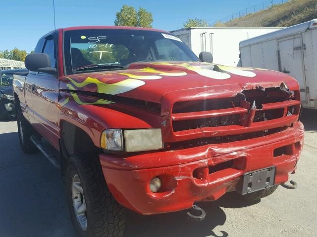 3B7HF13Z11G749341 - 2001 DODGE RAM 1500 RED photo 1