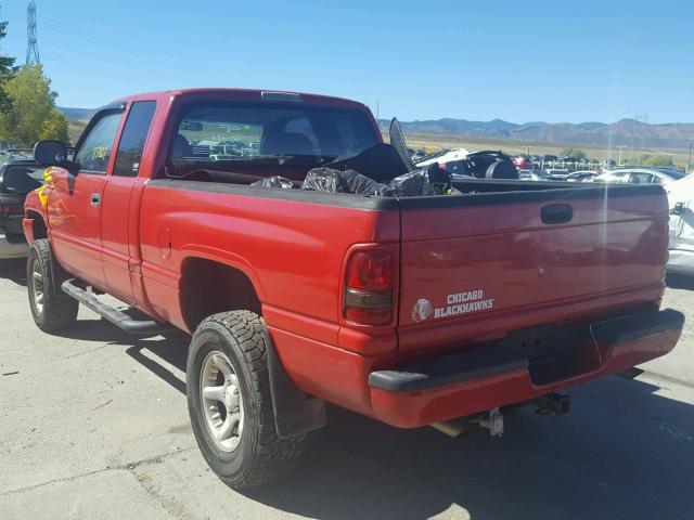 3B7HF13Z11G749341 - 2001 DODGE RAM 1500 RED photo 3