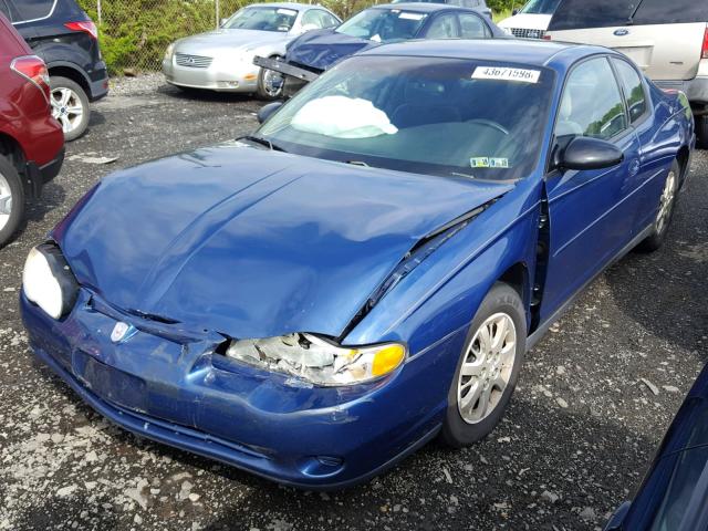 2G1WW12E839232176 - 2003 CHEVROLET MONTE CARL 蓝色 照片 2
