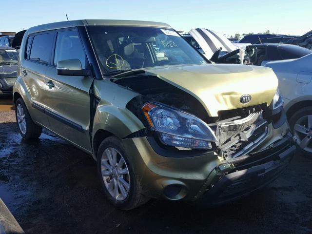 KNDJT2A64D7511220 - 2013 KIA SOUL GREEN photo 1