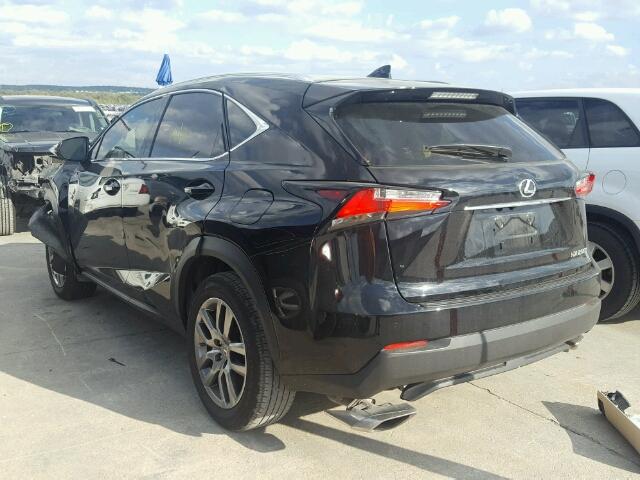 JTJYARBZ6G2048064 - 2016 LEXUS NX 200T BLACK photo 3