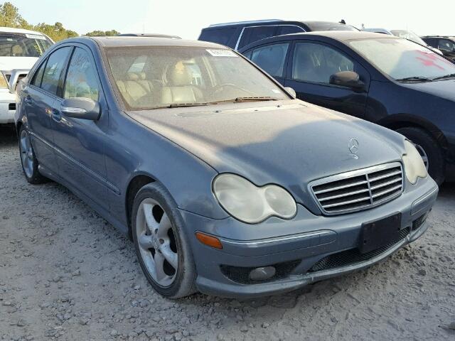 WDBRF40J65F716667 - 2005 MERCEDES-BENZ C 230K SPO GRAY photo 1