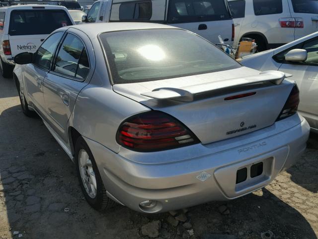 1G2NF52F54M594560 - 2004 PONTIAC GRAND AM S SILVER photo 3