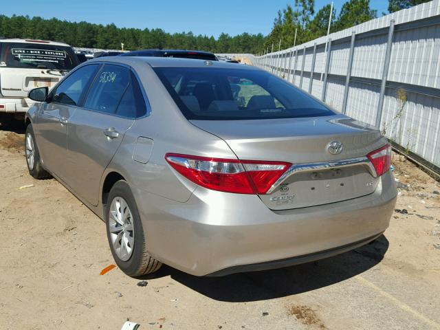 4T1BF1FK4FU914139 - 2015 TOYOTA CAMRY LE GOLD photo 3