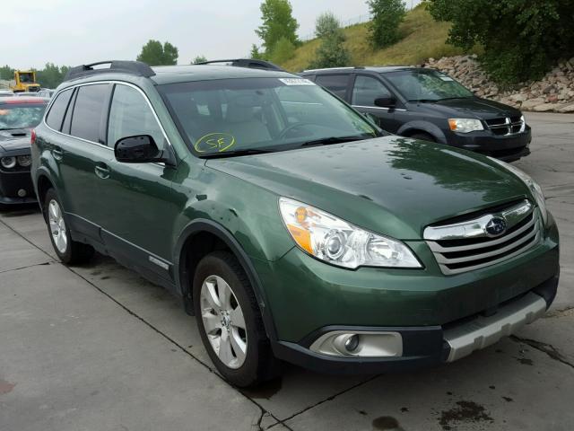 4S4BRDLC6C2204284 - 2012 SUBARU OUTBACK 3. GREEN photo 1