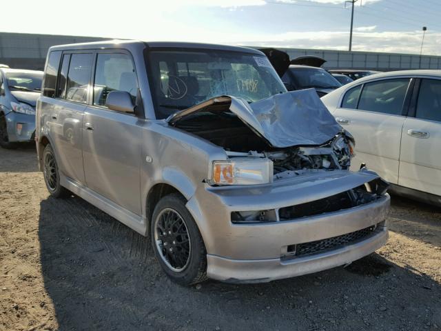 JTLKT334864050876 - 2006 TOYOTA SCION XB GRAY photo 1