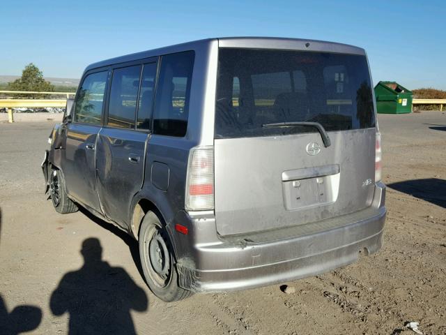 JTLKT334864050876 - 2006 TOYOTA SCION XB GRAY photo 3