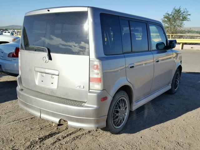 JTLKT334864050876 - 2006 TOYOTA SCION XB GRAY photo 4