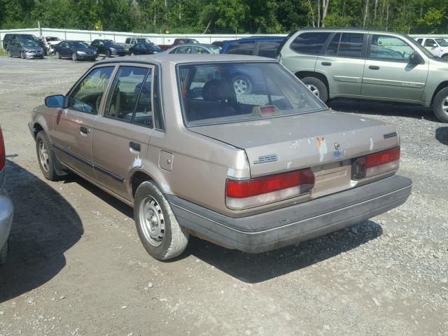 JM1BF2223K0382545 - 1989 MAZDA 323 BROWN photo 3