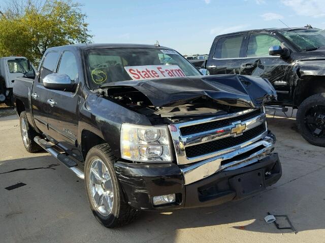 3GCRCSE02AG222099 - 2010 CHEVROLET SILVERADO BLACK photo 1