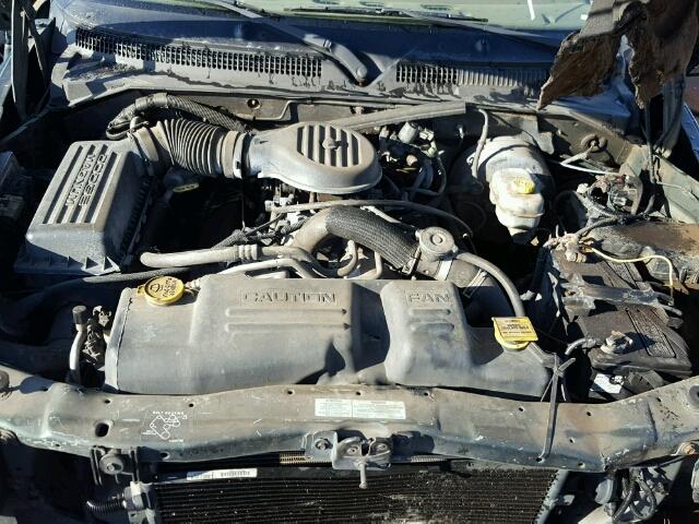 1B4HR28Z4YF227219 - 2000 DODGE DURANGO GREEN photo 7