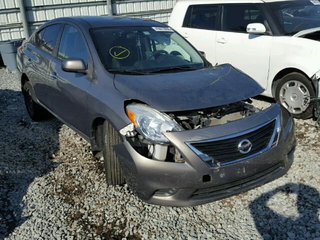 3N1CN7AP9CL876434 - 2012 NISSAN VERSA S BEIGE photo 1