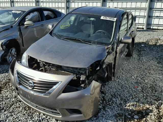 3N1CN7AP9CL876434 - 2012 NISSAN VERSA S BEIGE photo 2