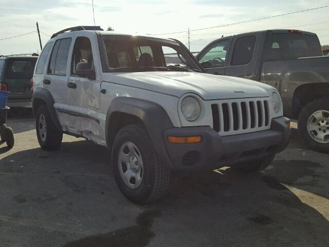 1J4GL48K32W134398 - 2002 JEEP LIBERTY SP WHITE photo 1