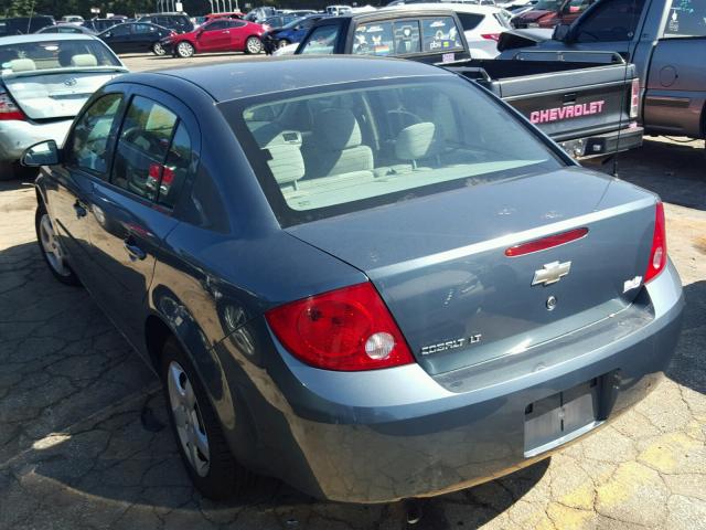 1G1AL58F077394871 - 2007 CHEVROLET COBALT LT BLUE photo 3