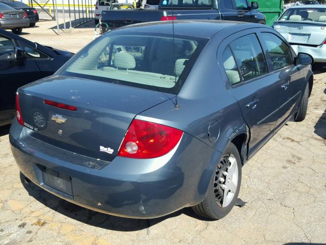 1G1AL58F077394871 - 2007 CHEVROLET COBALT LT BLUE photo 4